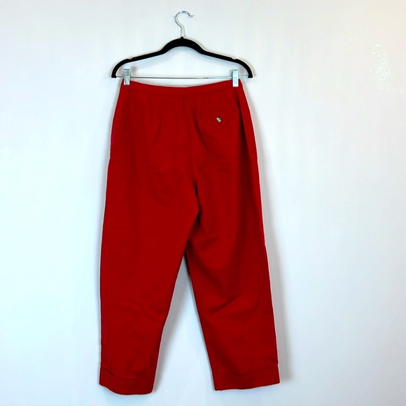 Talbots red cotton capris size 10 - Picture 5 of 5